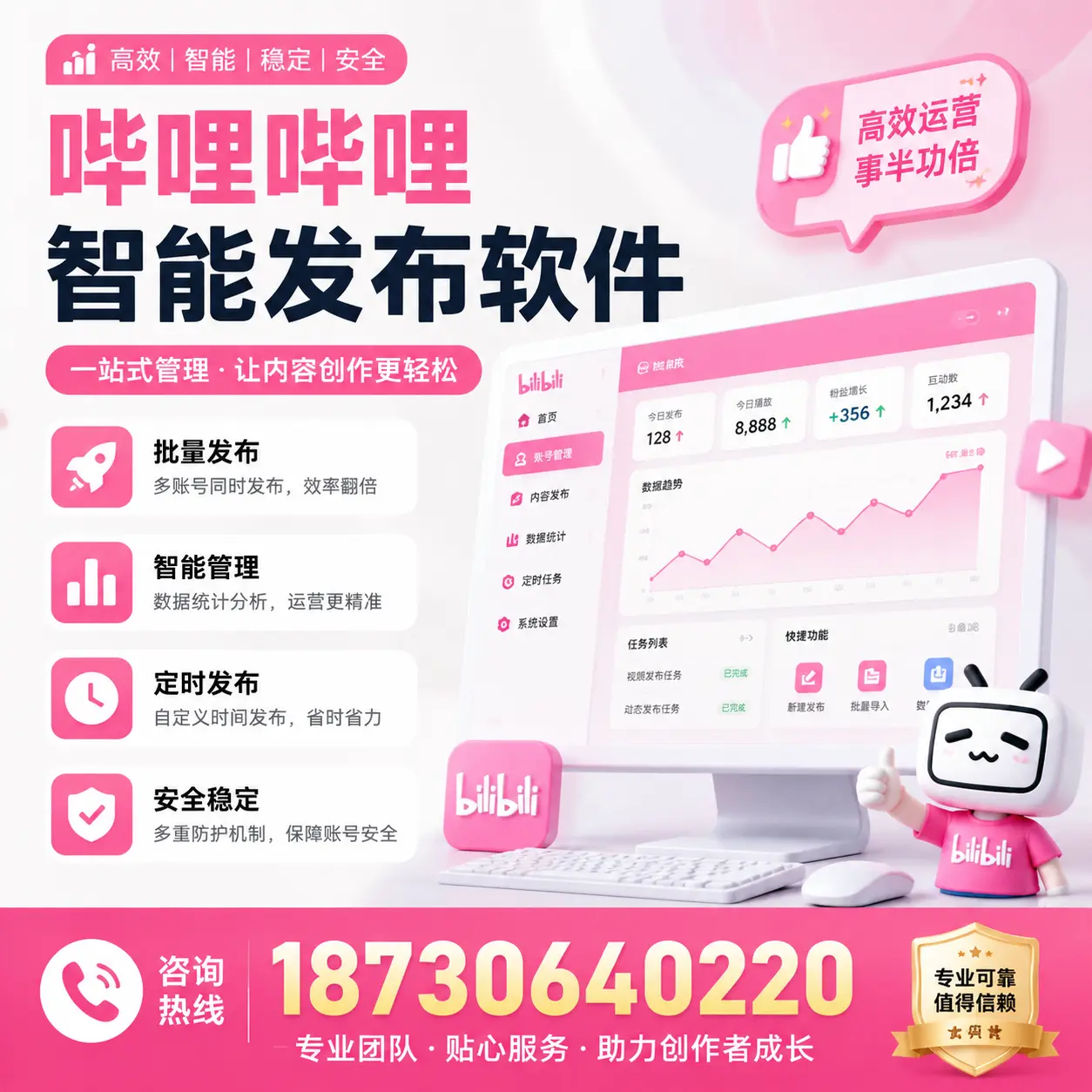如何评估哔哩哔哩智能发布软件的ROI?宣城 企业必读